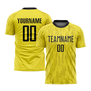 ชุดเสื้อฟุตบอลเยาวชนชุดสีเหลืองตัดอัตโนมัติ - Product Image 1