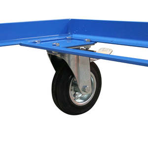 Chariot de transport industriel grand format Euronorm avec frein, quatre roues, support OEM, conteneur à roulettes robuste, chariots à paniers de charge lourde - Product Image 2