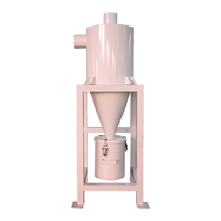 Collecteur de poussière cyclonique antidéflagrant pour point d'alimentation d'élévateur de moulin à fourrage