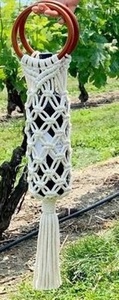 Bolsas de macramé para botella de vino, diseño hecho a mano, para decoración del hogar, a buen precio - Product Image 5