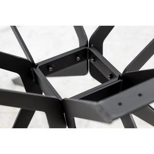 Modern <b>Industrial</b> Solid Wood & Metal Dining <b>Table</b> Set with Durable <b>Legs</b> for Home Hotel Workshop & Outdoor Use - Product Image 6