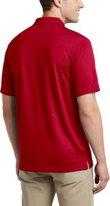 Camiseta Polo Roja de los San Francisco 49ers con Logotipo Bordado, Material de Algodón, Diseño Deportivo, Poliéster - Product Image 3