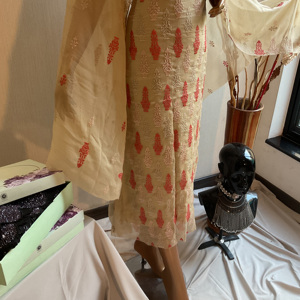 Bán Buôn Giá 3-Mảnh Pakistan Mùa Hè Dân Tộc khiêm tốn Georgette Salwar Kameez Nhanh Khô Giữa Chiều Dài Tùy Chỉnh Thiết Kế Cho Ưa Thích - Product Image 6