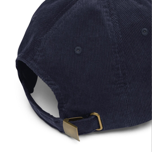 Casquette de baseball en velours côtelé 6 panneaux de haute qualité Logo brodé 2D sur la face avant Bord incurvé Fermeture à bretelles réglable OEM unisexe - Product Image 6