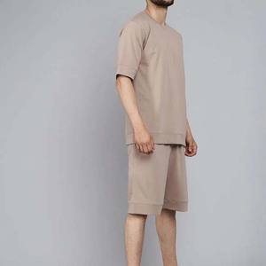 Última moda de desgaste de impresión de verano conjuntos cortos Casual Color sólido ropa de hombre Camiseta y conjuntos cortos de alta calidad precio barato - Product Image 1