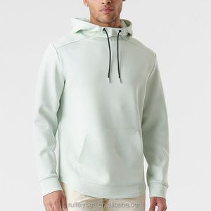 เสื้อมีฮู้ดโอเวอร์ไซส์สำหรับผู้ชายเสื้อมีฮู้ดแบบสวมหัวผ้าคอตตอนเนื้อหนาทำจากผ้าคอตตอนเนื้อหนาทนทาน - Product Image 1