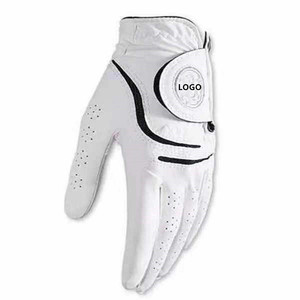 Guante de Golf para mujer Impermeable Antideslizante Piel de oveja OEM Cabretta Sport Guantes de Golf Cuero transpirable y Material de PU para uso manual - Product Image 3