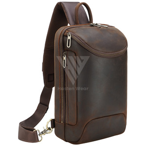 Casual All Season Wear Men's Women's <b>Messenger</b> <b>Bags</b> Lightweight Pu Genuine Cowhide Leather Made Shoulder <b>Crossbody</b> <b>Bag</b> - Product Image 6