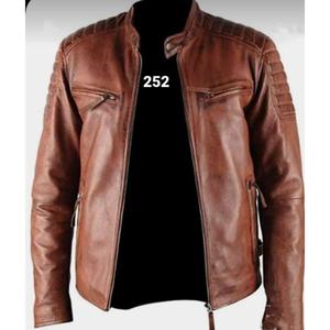 BS International Unisex Racer Jacket Cuero de oveja genuino Lona Invierno a prueba de viento Impermeable Logotipo frontal multicolor Precio bajo - Product Image 6