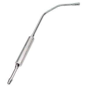 Cánula de Succión Dental Manual de Acero Inoxidable Quirúrgico de 4 mm para Succión de Senos Paranasales - Product Image 3