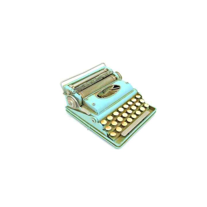 Decorative Metal Typewriter Figurine Gift