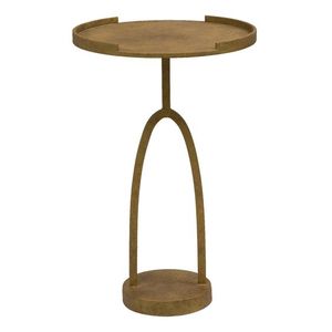 Table d'appoint ronde en métal au design haut de gamme à haute stabilité Table basse et cadre en fer de luxe pour meubles de salon - Product Image 4