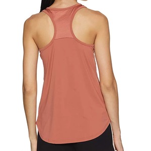 Camiseta de poliéster elástica transpirable con logotipo personalizado para mujer, Camiseta cómoda de alta calidad para gimnasio, deporte, Yoga, entrenamiento, superventas - Product Image 2