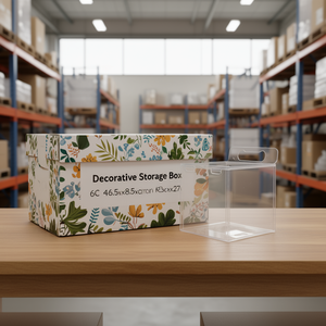 Decorative <b>Storage</b> Box 6C Transparent 46.5x8.5x27cm 6L by Really Useful - Product Image 3