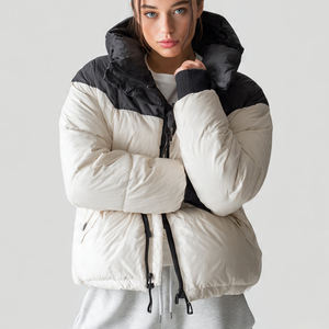 Abrigo Acolchado de Invierno para Hombre, Estilo Urbano, con Cuello Alto y Logotipo Frontal - Product Image 4