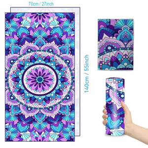 Toalla de playa de piscina de algodón 100% de lujo de Venta caliente diseño personalizado de secado rápido a cuadros impresos de alta calidad mejores fabricantes al por mayor - Product Image 5