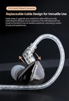 KZ X Angelears Libra Ultra-Wide Frequency Dynamic HiFi In-Ear Earphone Headphone Berkabel Headset Earbuds