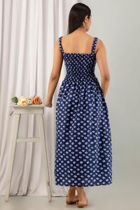 Vestido de fiesta largo de algodón indio hecho a mano para mujer, ropa de playa de verano con estilo, regalo personalizado de novia, vestidos casuales dulces para - Product Image 2