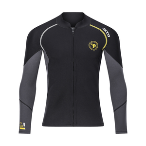 Customize Rashguards Logo 1.5mm Neoprene <b>Wetsuit</b> Jacket <b>for</b> <b>Men</b> and Women Front Chest Zip Canyoning Diving Top - Product Image 4