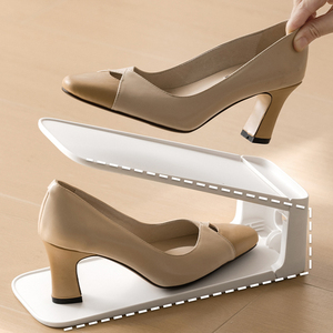 2 pacchetti salvaspazio due strati <span class=keywords><strong>scarpe</strong></span> Stacker regolabile <span class=keywords><strong>scarpe</strong></span> Organizer per armadio - Product Image 2
