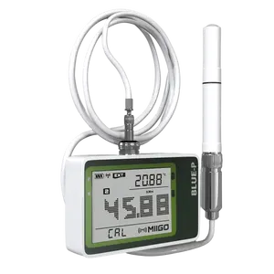 Termohigrómetro de referencia de alta precisión con registrador de datos y software para calibración de humedad