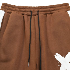 Fabricante profesional Chándales de bloque de color ligero para hombres Nueva Sudadera con capucha con estampado de cepillo con Joggers Conjunto de chándal para hombres - Product Image 4