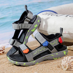 Nouvelles sandales d'été coréennes pour garçons, semelle souple, grandes tailles, chaussures de plage pour étudiants, vente en gros, sandales décontractées pour enfants - Product Image 3