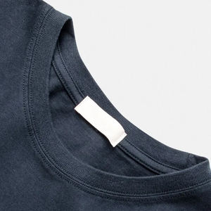 Camiseta de algodón de peso pesado de alta calidad para hombre, camiseta de gran tamaño con logotipo personalizado serigrafiado, Camisetas impresas con logotipo personalizado sólido - Product Image 5