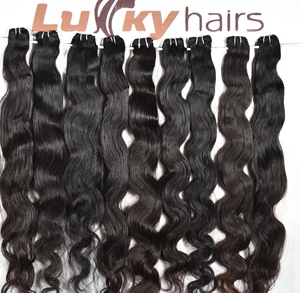 Natural Cuticle Aligned Indian Bundles <b>Body</b> <b>Wave</b> none chemical processing Machine Double Weft Loose <b>Wave</b> Human Hair Extensions - Product Image 3