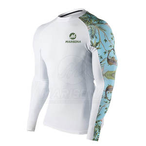 Venta al por mayor del fabricante más vendido MMA Rash Guard Workout Wear Venta en línea Rash Guard - Product Image 2