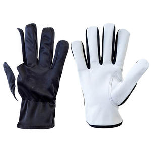 ถุงมือขับรถหนังแพะเกรดพรีเมียม ป้องกันการบาด - Product Image 1