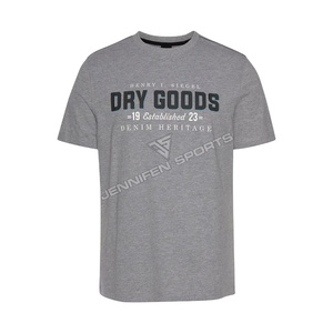 Camiseta de Manga Corta para Hombre, Personalizada con Logotipo, Color Sólido, Impresión Digital, 100% Algodón, Transpirable, Ligera y de Secado Rápido, al por Mayor - Product Image 1