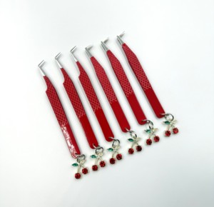 แหนบขนตาปลอมทำจากเส้นใยสแตนเลสปลายทรงสลิม90องศาสำหรับมืออาชีพ - Product Image 1