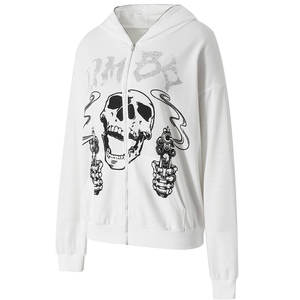 Sudadera con capucha de algodón unisex personalizada de alta calidad con logotipo de diamantes de imitación patrón sólido ropa de abrigo de invierno para hombres fabricante directo de fábrica - Product Image 2