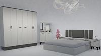 Meubles de chambre à coucher en panneaux de particules MDF de haute qualité au design moderne pour usage domestique et application en entrepôt, meilleur prix garanti NETRA