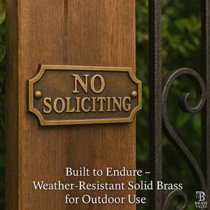 AK Laiton Vente Chaude En Laiton Plaque De Nom en Polonais Fini Pièce Personnalisée Pour Porte Décor/Décor À La Maison - Product Image 5