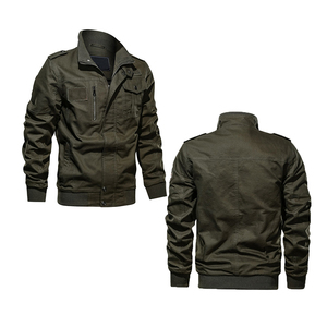 Chaqueta Bomber de lana personalizada de alta calidad, chaqueta Bomber bordada cómoda de estilo clásico para hombre - Product Image 3