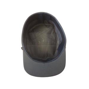 Casquette Napoléonienne Coréenne Française en Coton Vert avec Bordure Rouge et Insigne en Laiton - Product Image 4