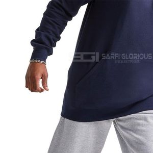 Sudadera con capucha 2025 de algodón 100% para hombre, cómoda, de manga larga, nuevo diseño, gran oferta para otoño, patrón sólido - Product Image 4