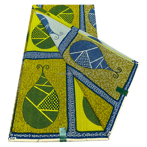 Tissu africain 6 Yards 100% Coton, <span class=keywords><strong>Pagne</strong></span> Textile Africain, Tissu Wax Imprimé Ankara Hollandais pour Projets de Couture DIY et Conception de Vêtements - Product Image 4