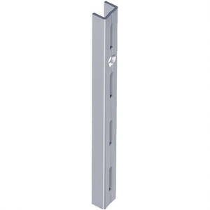 ELEMENT SYSTEM 2000 mm White Steel <b>Wall</b> <b>Rail</b> with Single-Row Perforation Single-Row Perforation Hooks & <b>Rails</b> Product - Product Image 3