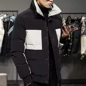 Wholesale Premium Quality Winter Parka Men New Fashion Padded Hooded <b>Puffer</b> <b>Jacket</b> <b>Light</b> Warm Woven Bubble Fabric Customized ODM - Product Image 5