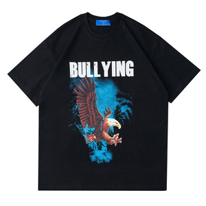 Vêtements pour hommes T-shirt pour hommes Couleur noire 100% coton de haute qualité T-shirts de qualité supérieure personnalisés surdimensionnés personnalisables - Product Image 1