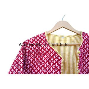 เสื้อแจ็คเก็ตแฟชั่นผู้หญิงลายดอกไม้ ผ้าควิลท์ เป็นมิตรกับสิ่งแวดล้อม ระบายอากาศได้ดี เนื้อผ้านุ่ม แห้งเร็ว เหมาะสำหรับงานทางการและงานปาร์ตี้ ผ้าฝ้าย สำหรับฤดูหนาวและฤดูใบไม้ร่วง - Product Image 3