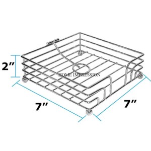Porte-serviettes en métal Durable le plus vendu pour la cuisine à domicile et la table de restaurant Porte-papier de soie élégant et facile à nettoyer - Product Image 2
