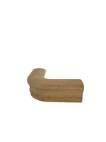 Accessoire de main courante en chêne rouge et caoutchouc 7311, 90 degrés, quart de tour, pièces d'escalier, écologique EFS
