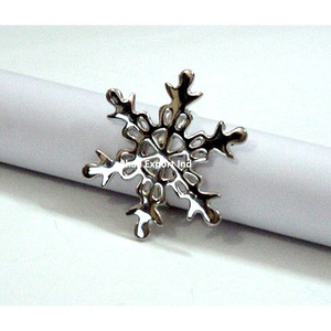 Double Leaf Design metal Napkin Ring <b>Copper</b> Antique Best Shape Napkin Holder for Wedding Dinner Parties <b>Table</b> Decor - Product Image 6