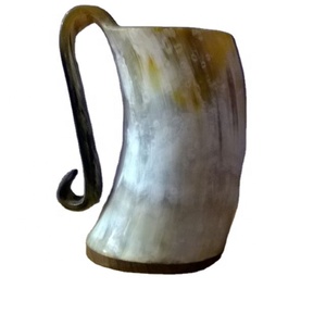 Tasse personnalisée en corne de buffle Viking pour vin bière eau tasse en corne de buffle pour la maison hôtel complexe - Product Image 4