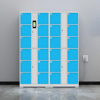 Casier métallique intelligent CE antirouille, étanche et résistant aux intempéries, avec serrure électronique à code PIN et carte de crédit, pour location de plage et stockage de bagages
