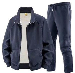 High Quality Three Piece <b>Spring</b> and Autumn Men's Sportswear Plus Size Casual Suit <b>Cardigan</b> Sweatshirt - Product Image 1